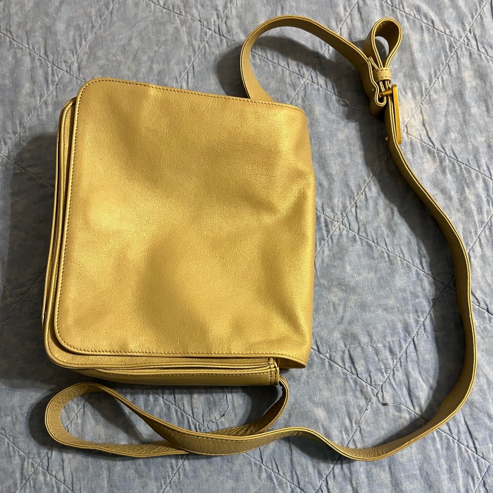 Sharif leather crossbody bag